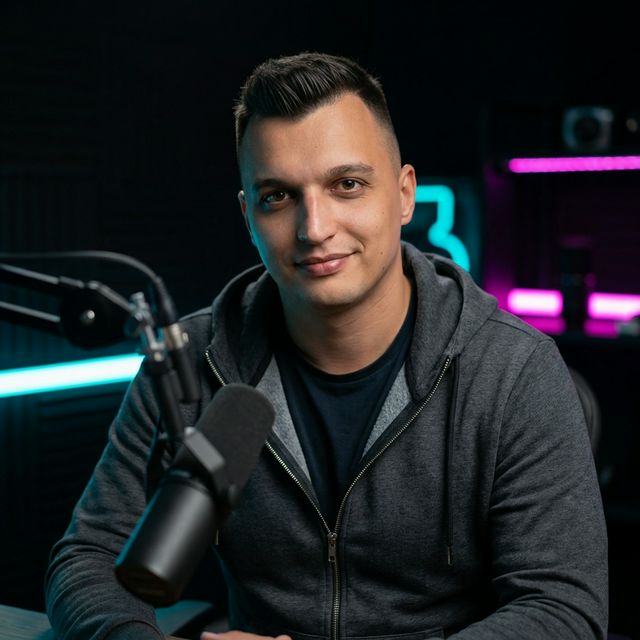 Adam Bratek, producent audio i wideo w BRANDCAST Studio Nagrań